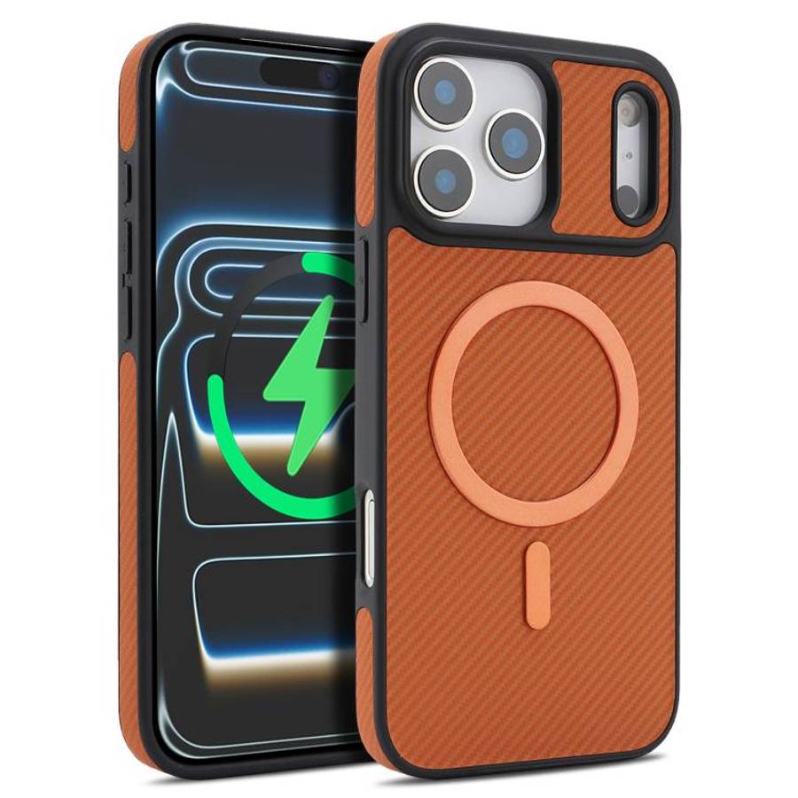 Carbon Fiber MagSafe Phone Case, For iPhone 18 Pro, For iPhone 18 Pro Max, For iPhone 17 Pro Max,...
