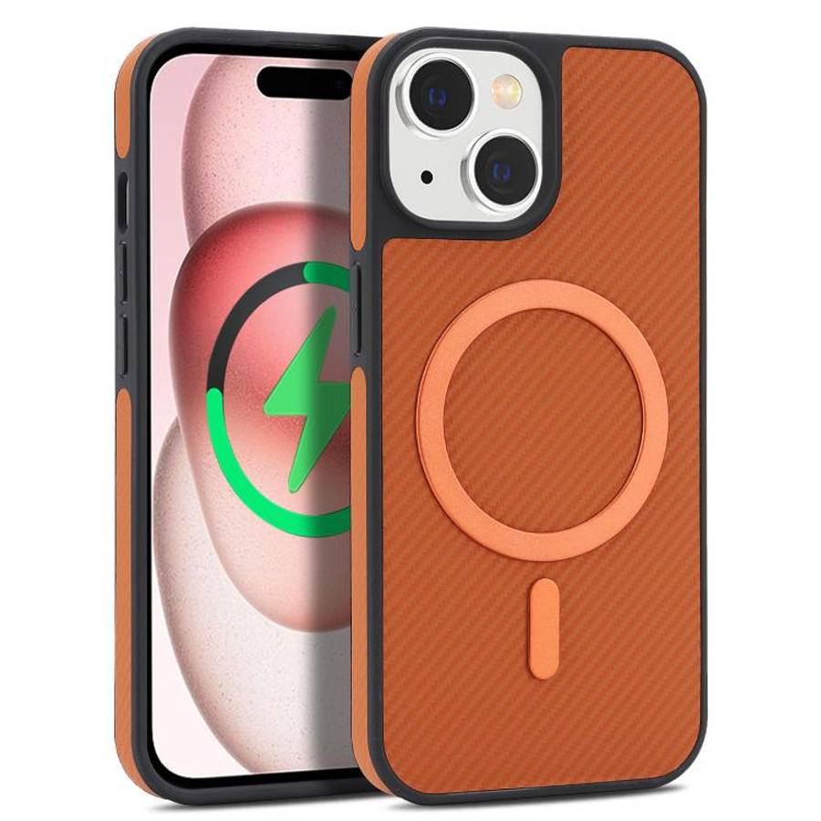 Carbon Fiber MagSafe Phone Case, For iPhone 16, For iPhone 15 Pro Max, For iPhone 15 Pro, For iPh...