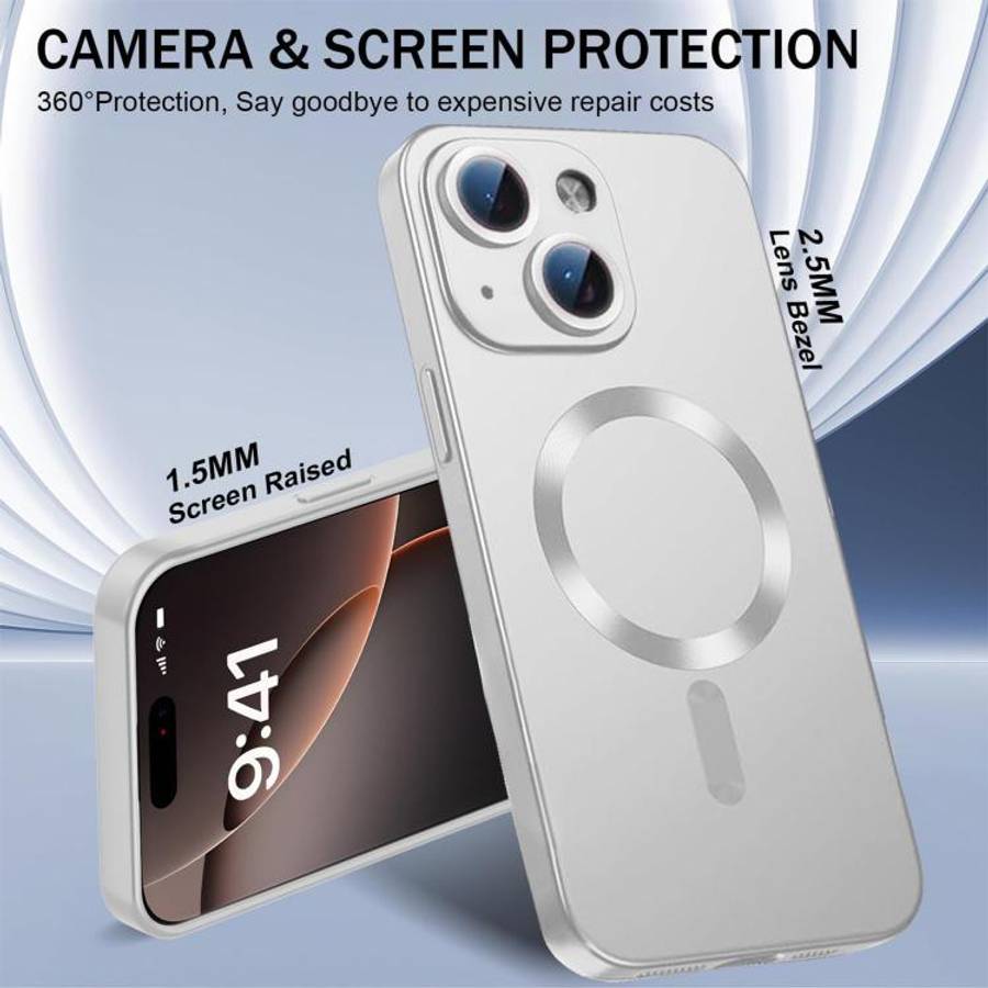 Ultra thin Metallic TPU MagSafe Phone Case with Lens Film, For iPhone 14 Plus, For iPhone 14, For...