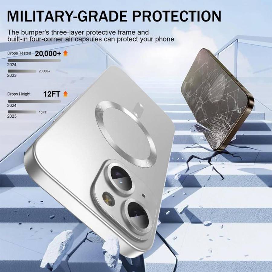 Ultra thin Metallic TPU MagSafe Phone Case with Lens Film, For iPhone 14 Plus, For iPhone 14, For...