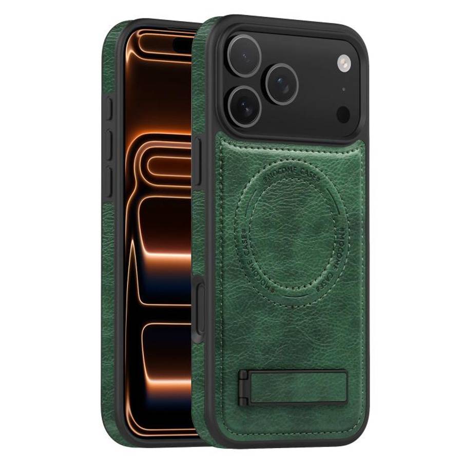 Multi-function Holder MagSafe PU Phone Case, For iPhone 17 Pro Max, For iPhone 17 Pro, For iPhone...