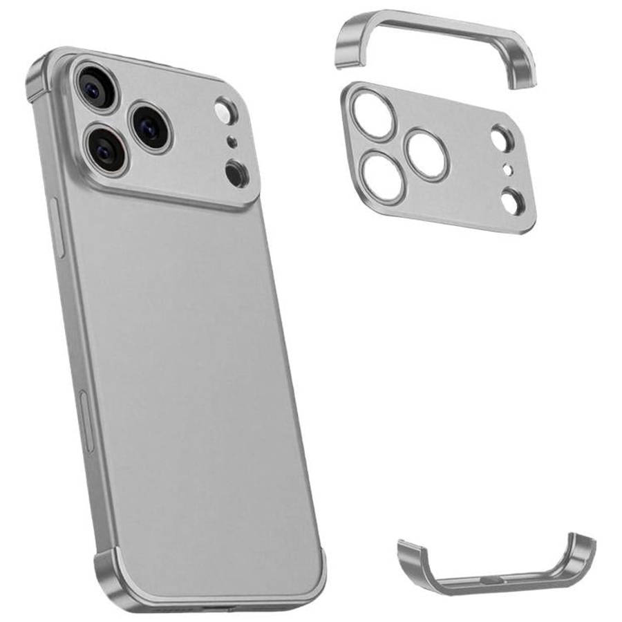 Ultra-thin Frameless Titanium Alloy Four Corner Shockproof Phone Case, For iPhone 17 Pro Max, For...