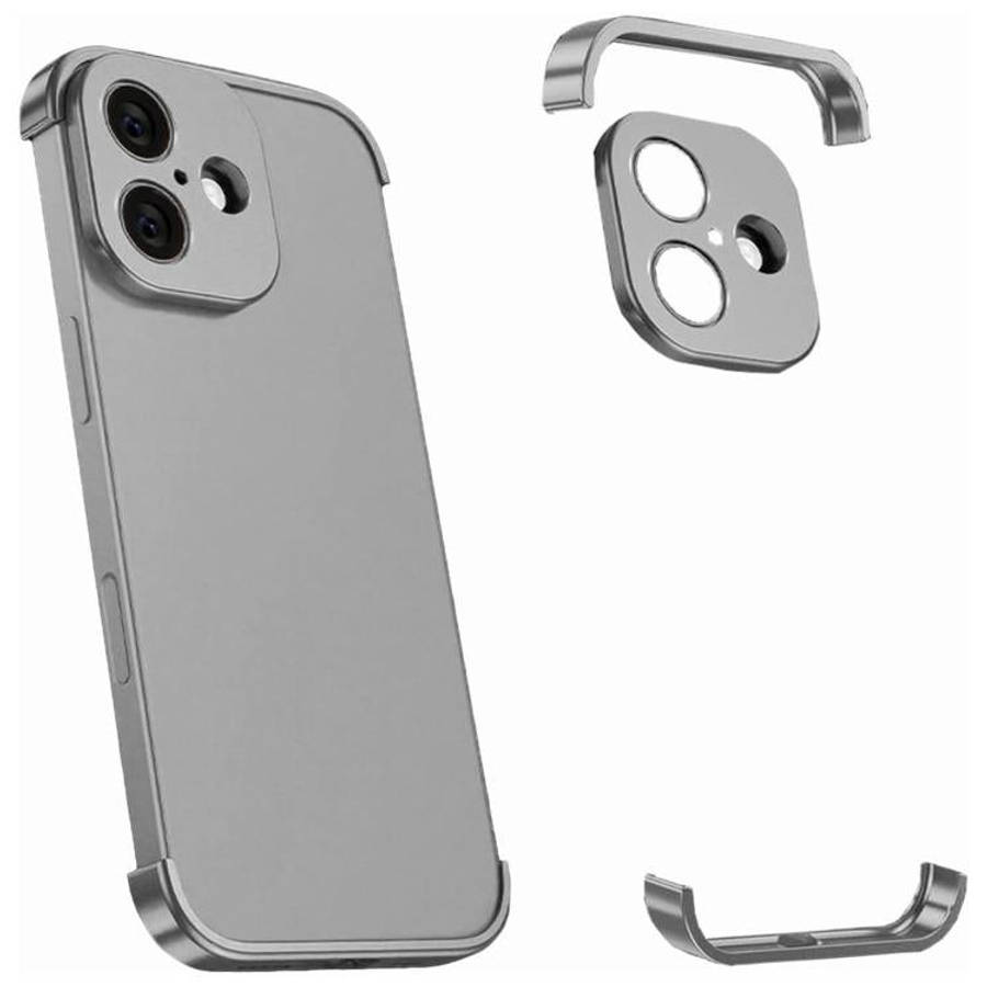 Ultra-thin Frameless Titanium Alloy Four Corner Shockproof Phone Case, For iPhone 17 Pro Max, For...