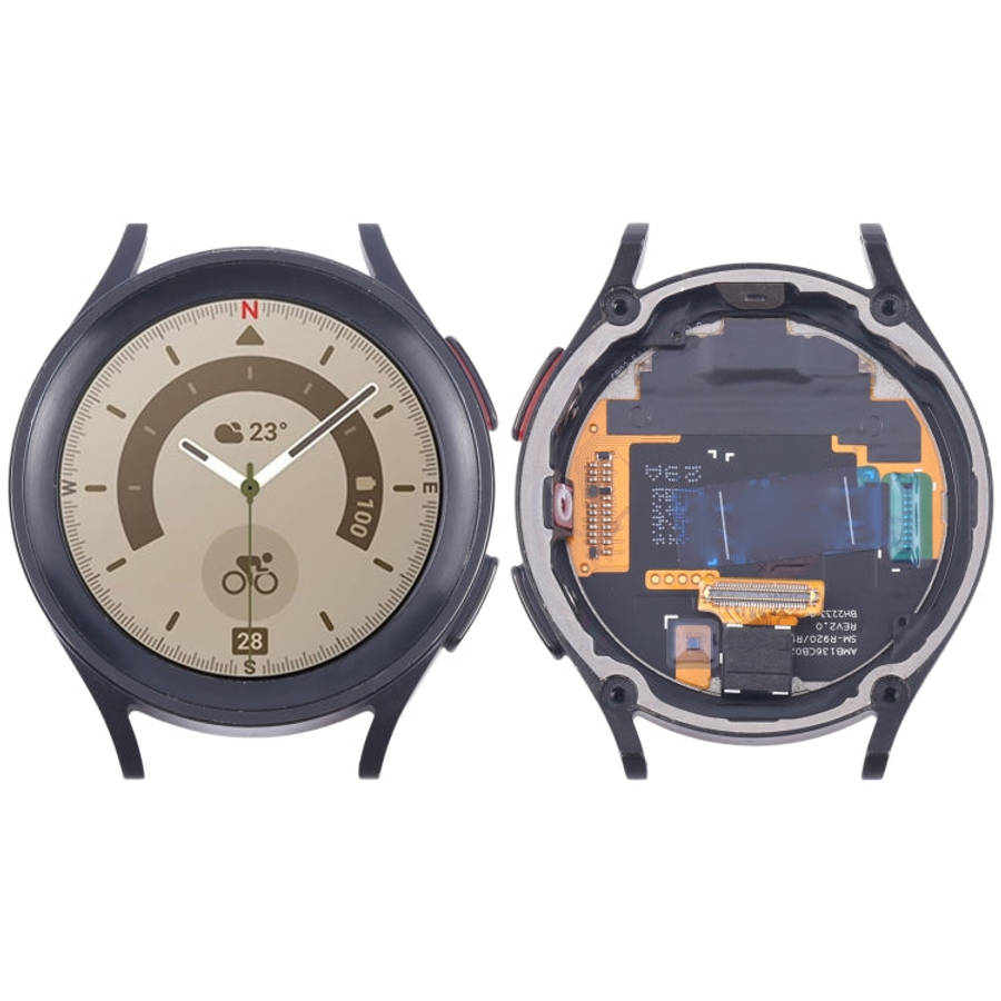 Original LCD Screen Digitizer Full Assembly with Frame for Samsung Galaxy Watch5 Pro 45mm SM-R920...