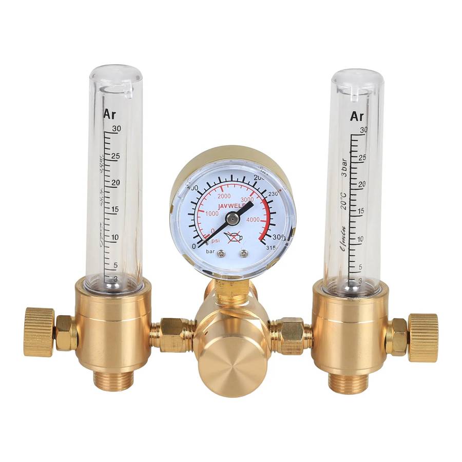JAVWELD Professional Twin Argon/Co2 Flowmeter