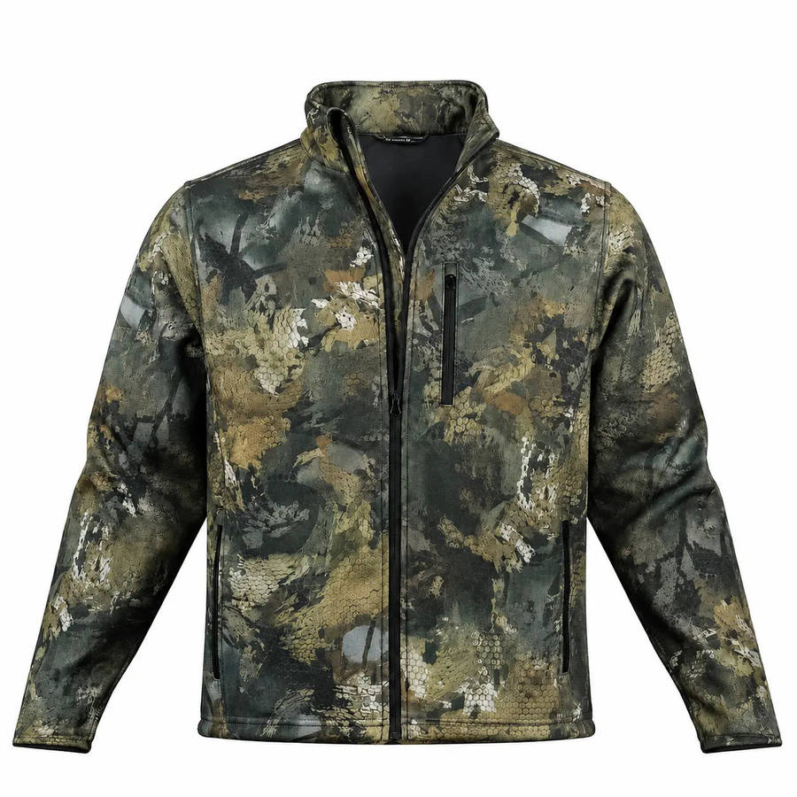 Pinnacle Camo Softshell Windbreaker Jacket
