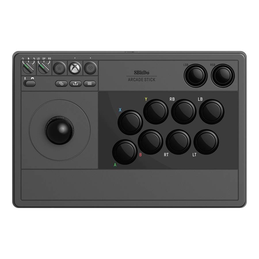 8BitDo Retro Arcade Stick for Xbox & Windows 10 Devices Black