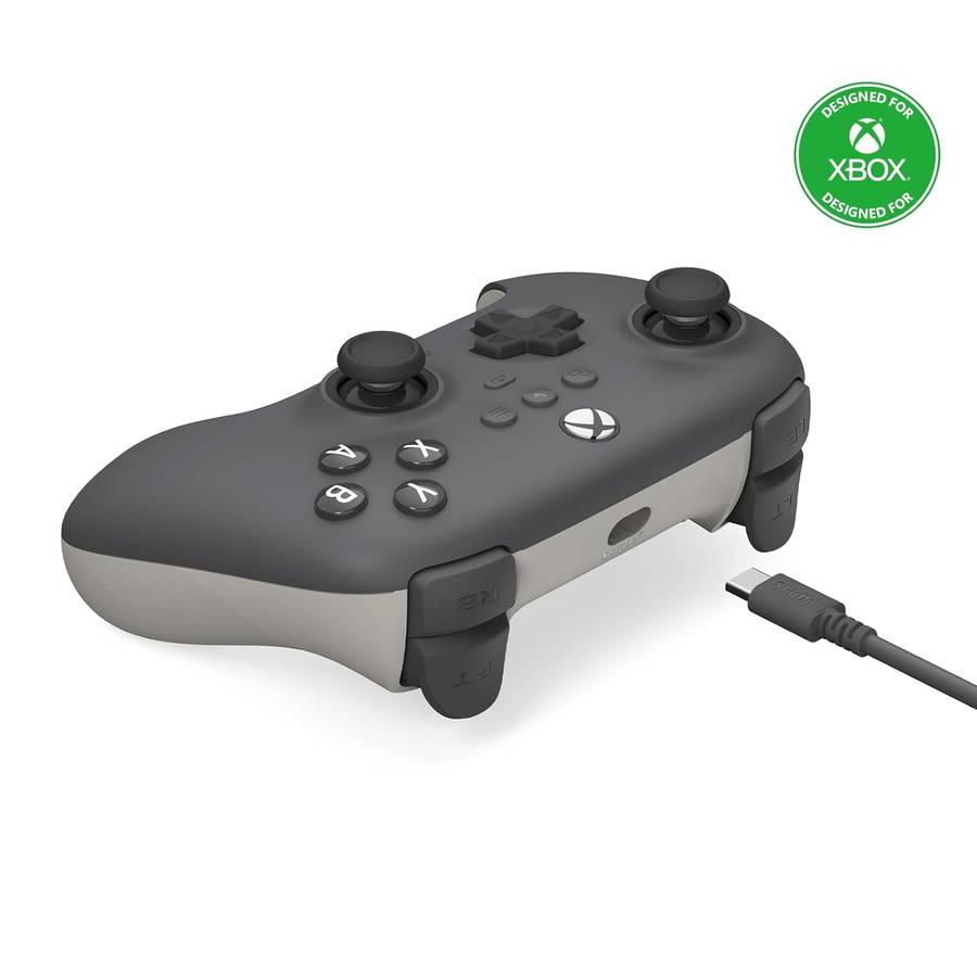 8BitDo Ultimate C Wired Controller for Xbox with Hall Effect Joysticks and Hall Triggers Grey