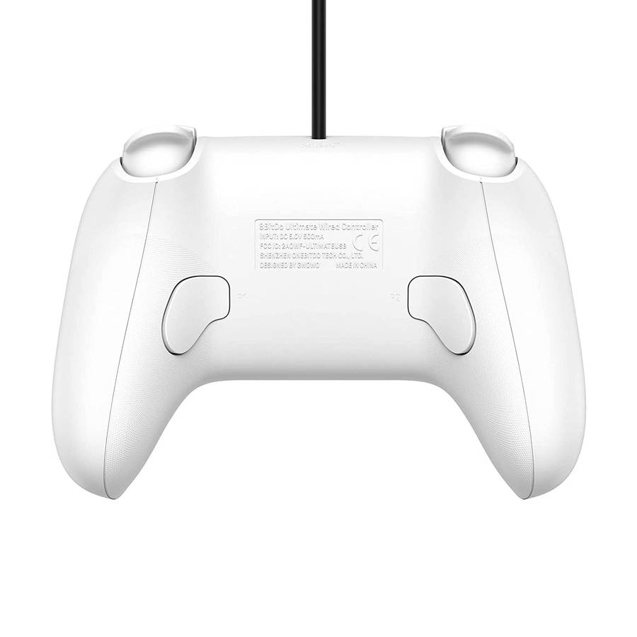 8BitDo Ultimate Wired Controller Windows, Steam Deck, & Raspberry Pi White