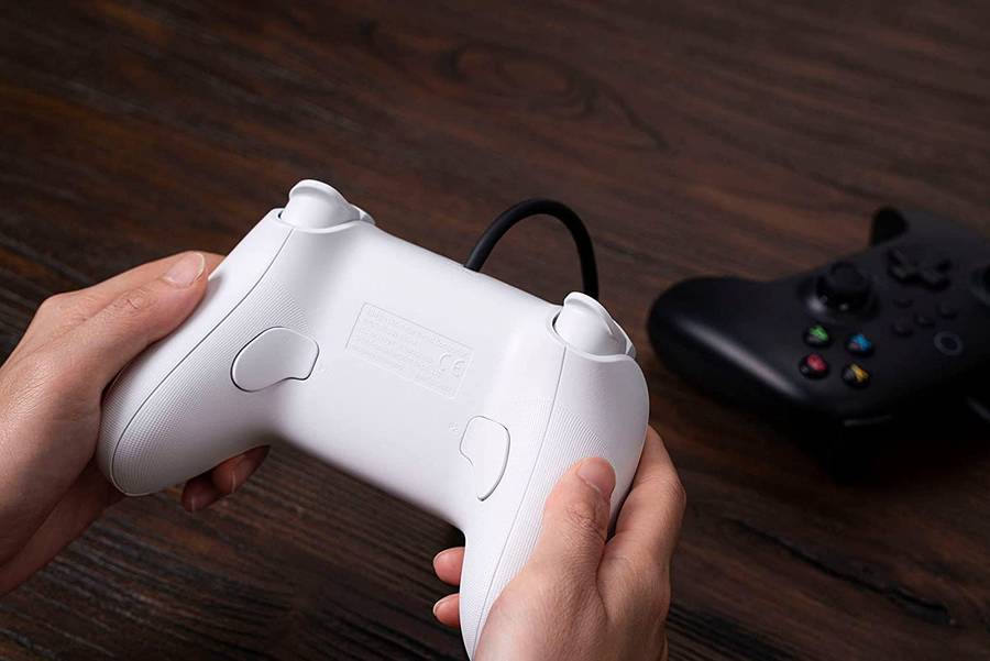 8BitDo Ultimate Wired Controller Windows, Steam Deck, & Raspberry Pi White