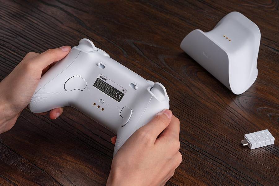 8BitDo Ultimate 2 Bluetooth Controller Compatible With Switch & Windows White