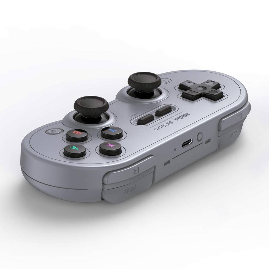 8BitDo SN30 Pro Bluetooth Controller Hall Effect Joystick Gray
