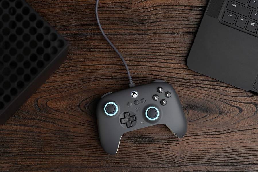 8BitDo Ultimate C Wired Controller for Xbox with Hall Effect Joysticks and Hall Triggers Grey