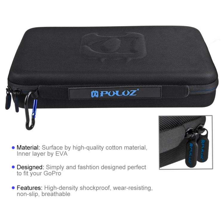 Portable Travel EVA Storage Case for GoPro 10 / 9 / 8 / SJCAM SJ8 / DJI Action 2