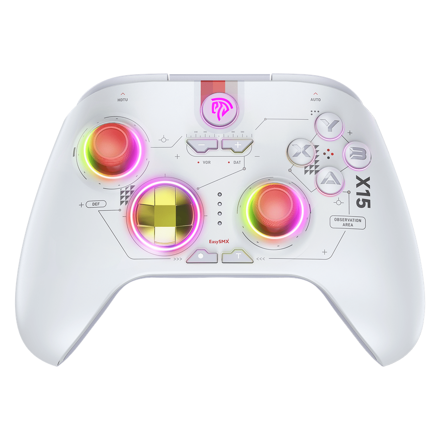EasySMX X15 Wireless RGB Controller  Hall Effect Joystick & Trigger for Windows / Steam / Swit...