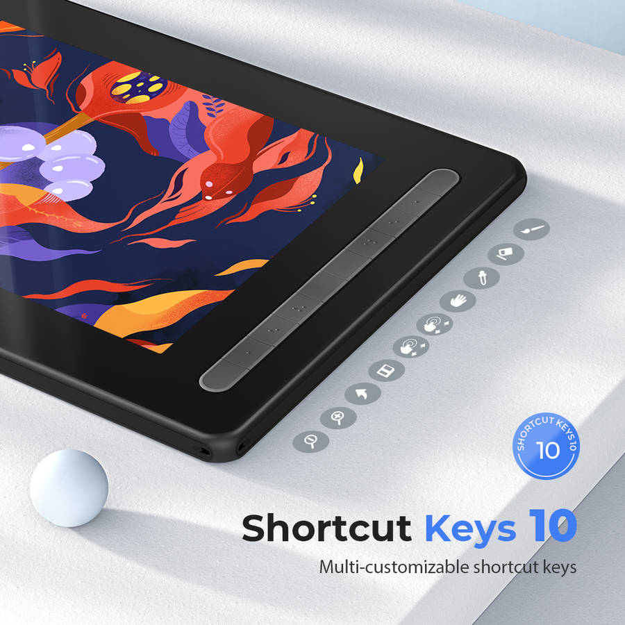 XPPen Deco M Graphics Drawing Tablet Black