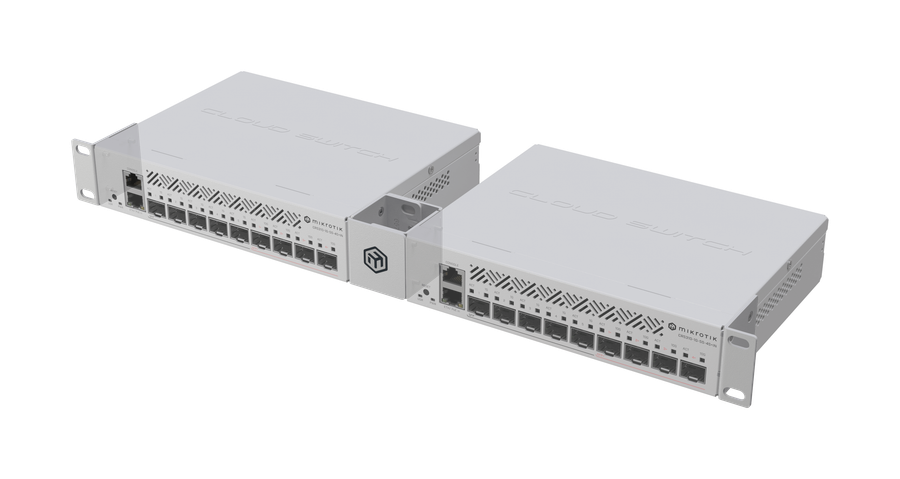 MikroTik 1U Dual or 10" Mounting Bracket |RMK-2/10
