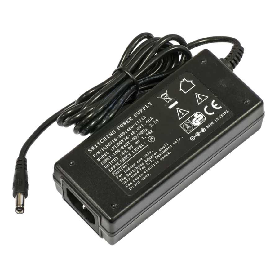 MikroTik Power Supply 48V 1.46A Straight DC plug