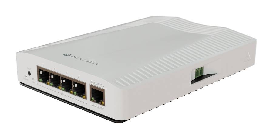 MikroTik Cloud Router Switch 4 Port 10Gbps with PoE Input | CRS304-4XG-IN