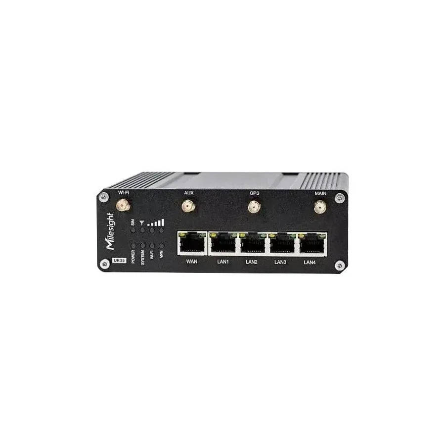 Milesight UR75 5G Industrial Cellular Router with GPS & PoE | UR75-504AE-P-W2