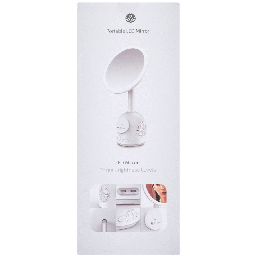ZEN Unify Series Wireless Phone Charger with Bluetooth Speaker - White