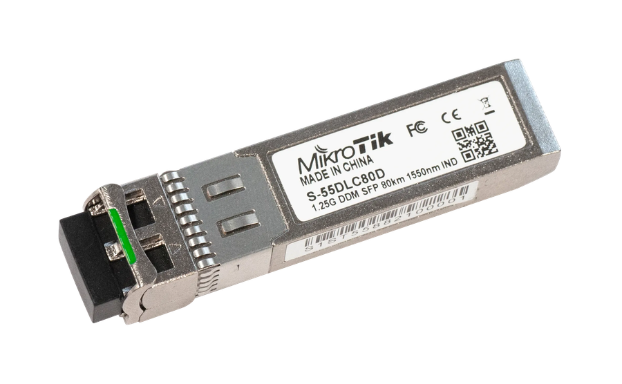 MikroTik Single-mode SFP Module 80Km Dual LC-Connector | MT-RBSFP-SM-81
