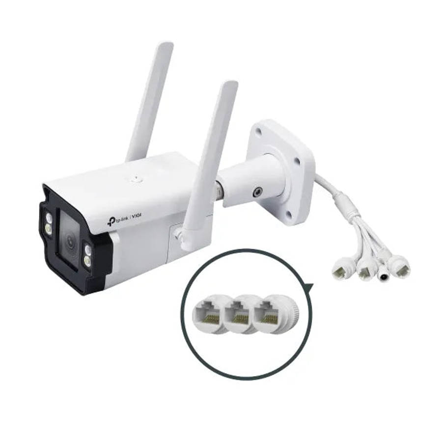 TP-Link VIGI 4MP Outdoor Full-Color 4G Bullet Network Camera | TP-VIGI-S345-4G-4