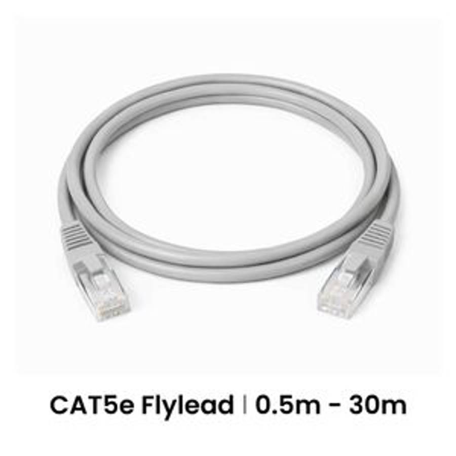Cattex CAT5e Grey Leads 2m - Networking