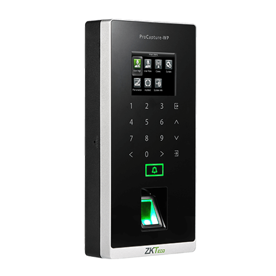 ZKTeco - Outdoor Access fingerprint and RFID. Dry, wet, rough fingers