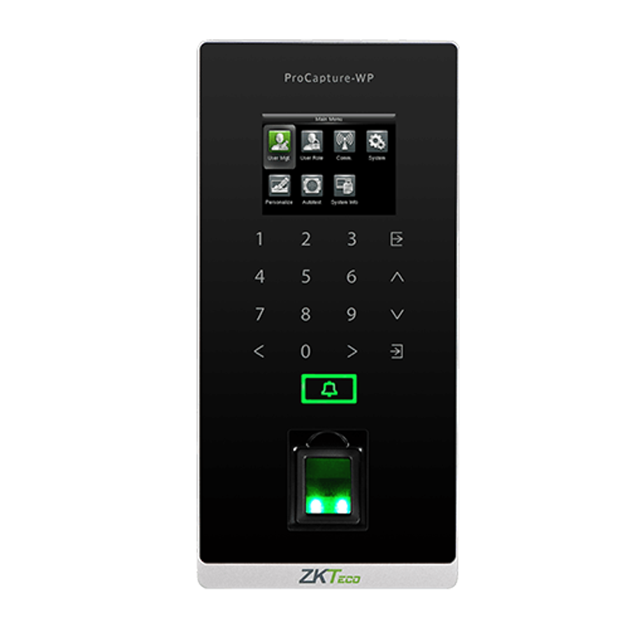 ZKTeco - Outdoor Access fingerprint and RFID. Dry, wet, rough fingers