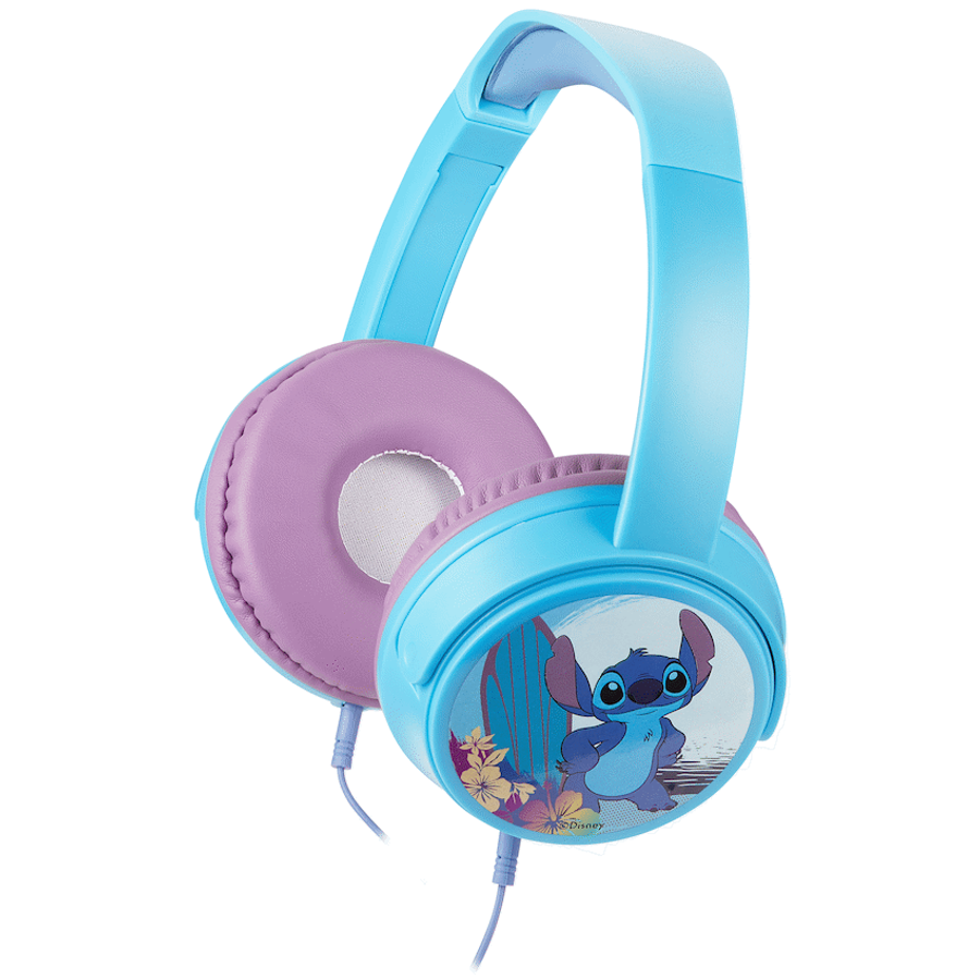 Disney Stitch Wired Headphones with 11 Stickers