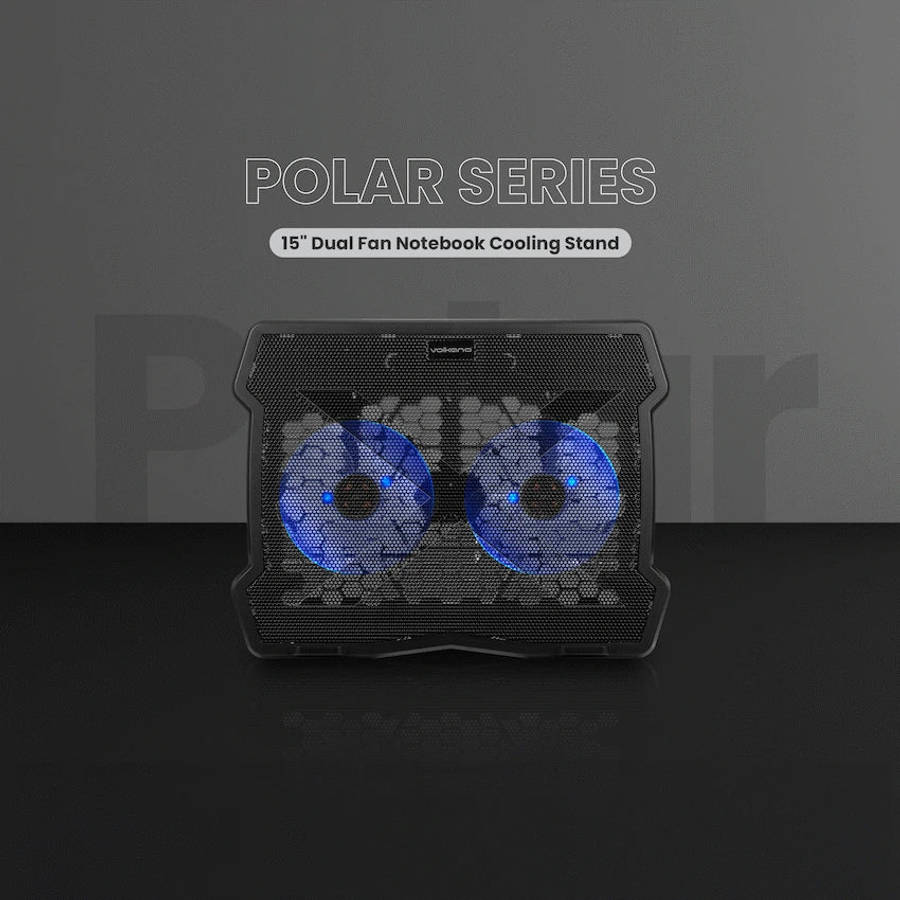 Volkano Polar Series 15" Dual Fan Notebook Cooling Stand