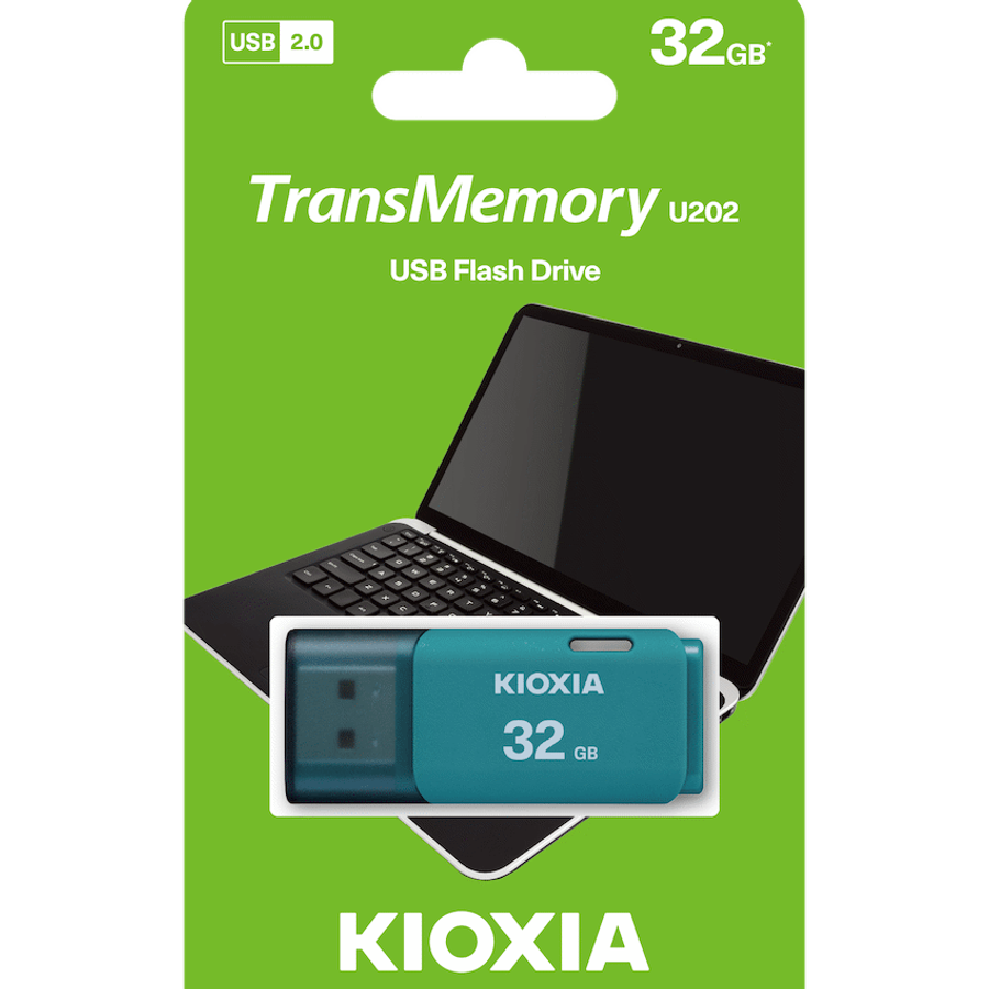 Kioxia 32gb USB 2.0 - Aqua