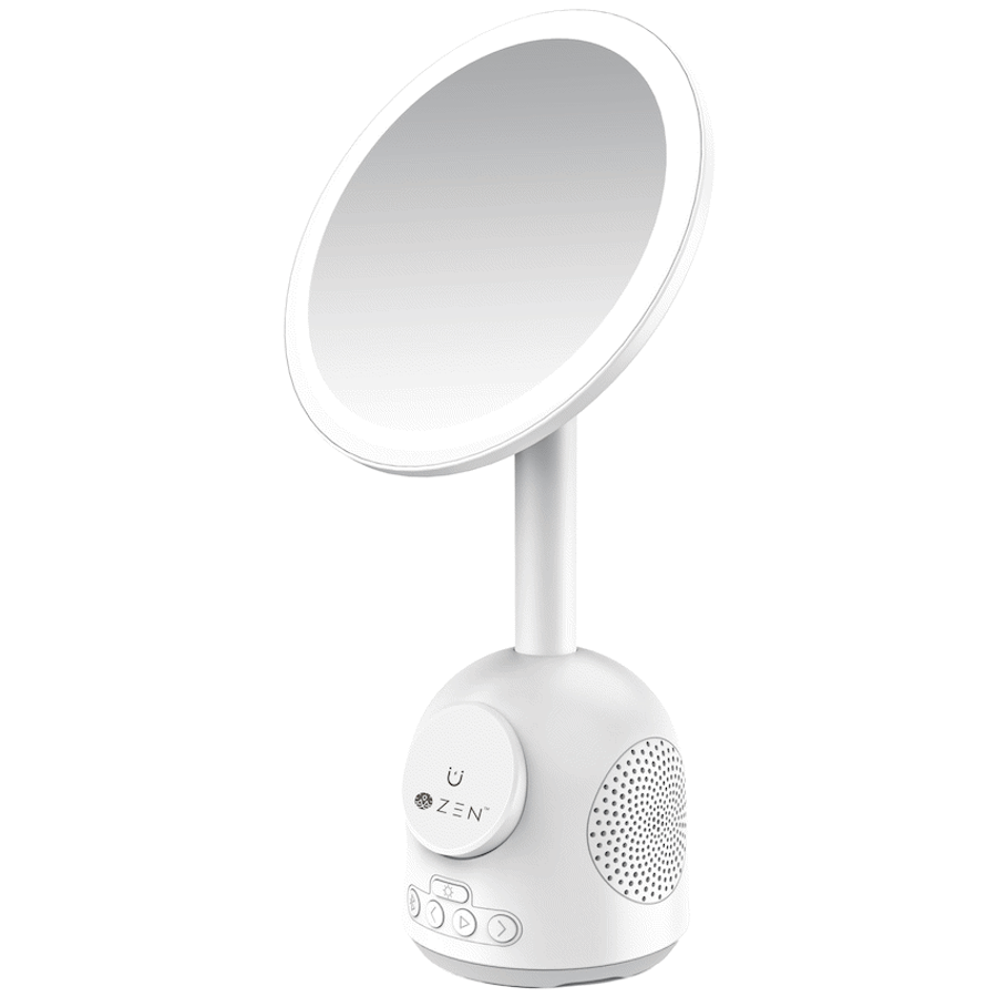 ZEN Unify Series Wireless Phone Charger with Bluetooth Speaker - White