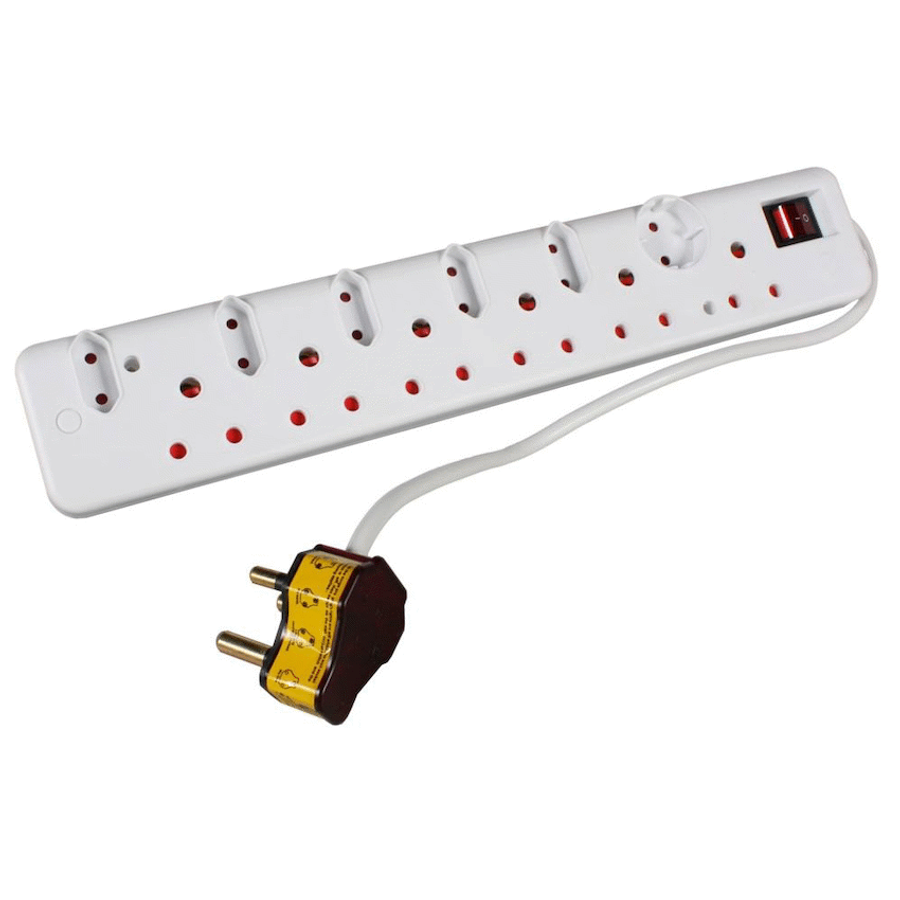 Ellies 12-Way High-Surge Multiplug 0.5m