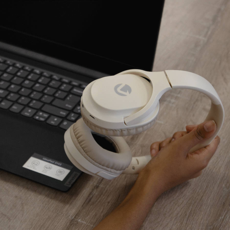 Volkano Pebble Series Bluetooth Headphones - Khaki
