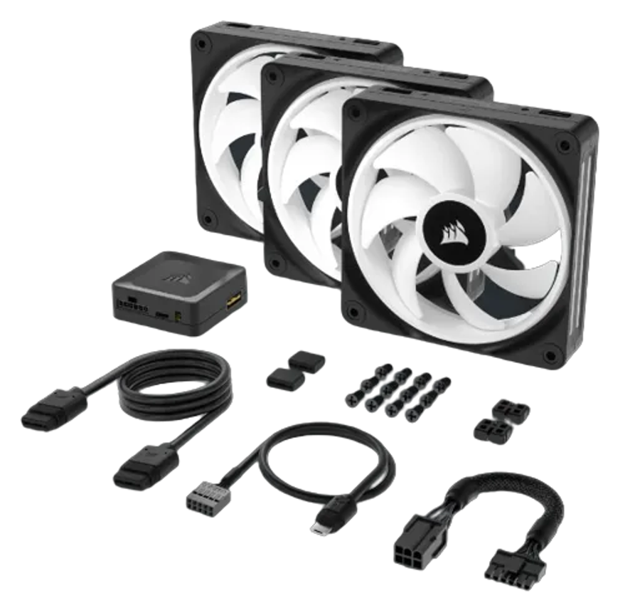 Corsair iCUE LINK QX120 RGB 120mm PWM Fans Starter Kit