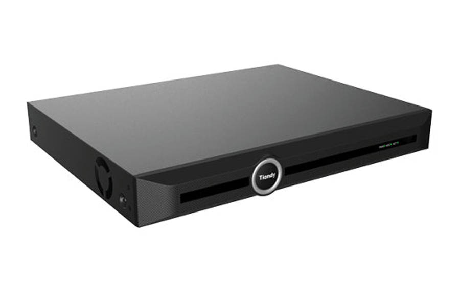Tiandy 10CH Embedded Linux NVR, 8 Port PoE, Up to 8MP, 4k Resolution, 2 x HDD - Lite Series, S+26...