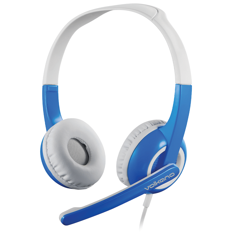 Volkano Kids Chat Junior series headset with mic - Blue