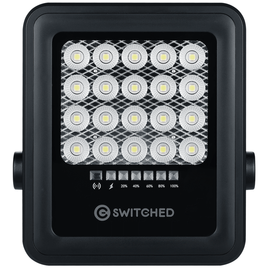 Switched Urban Pro Series - 50w Solar Floodlight with Remote