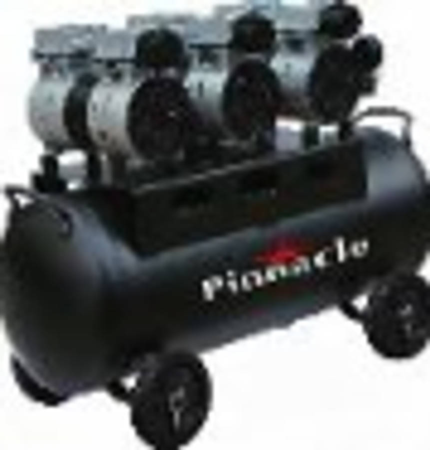 Pinnacle Airtech Air Compressor 100L Oil Free 3x4P Heads (3x750W)