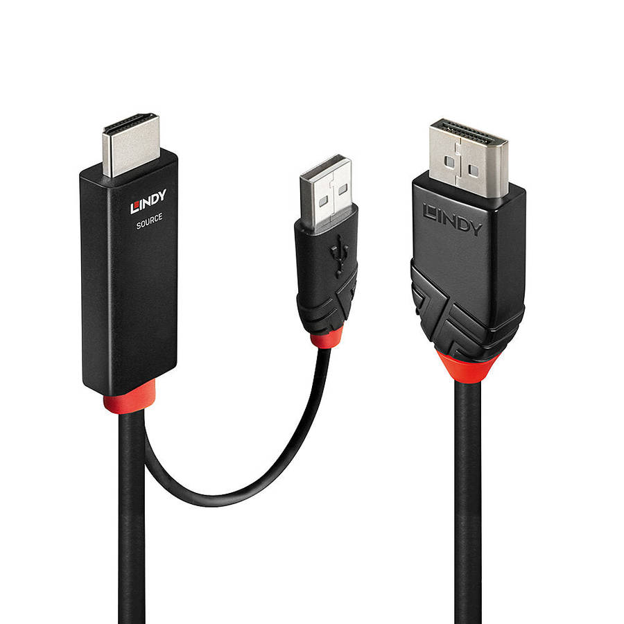 LINDY 2M HDMI MALE TO DP MALE (41499)