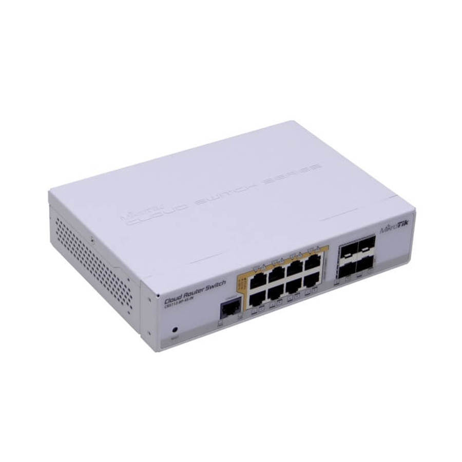 MikroTik Cloud Router Switch 8 Port PoE 4SFP | CRS112-8P-4S-IN