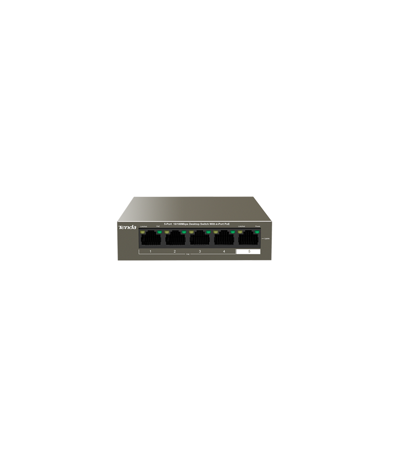 TENDA 5-Port Desktop Switch With 4 PoE