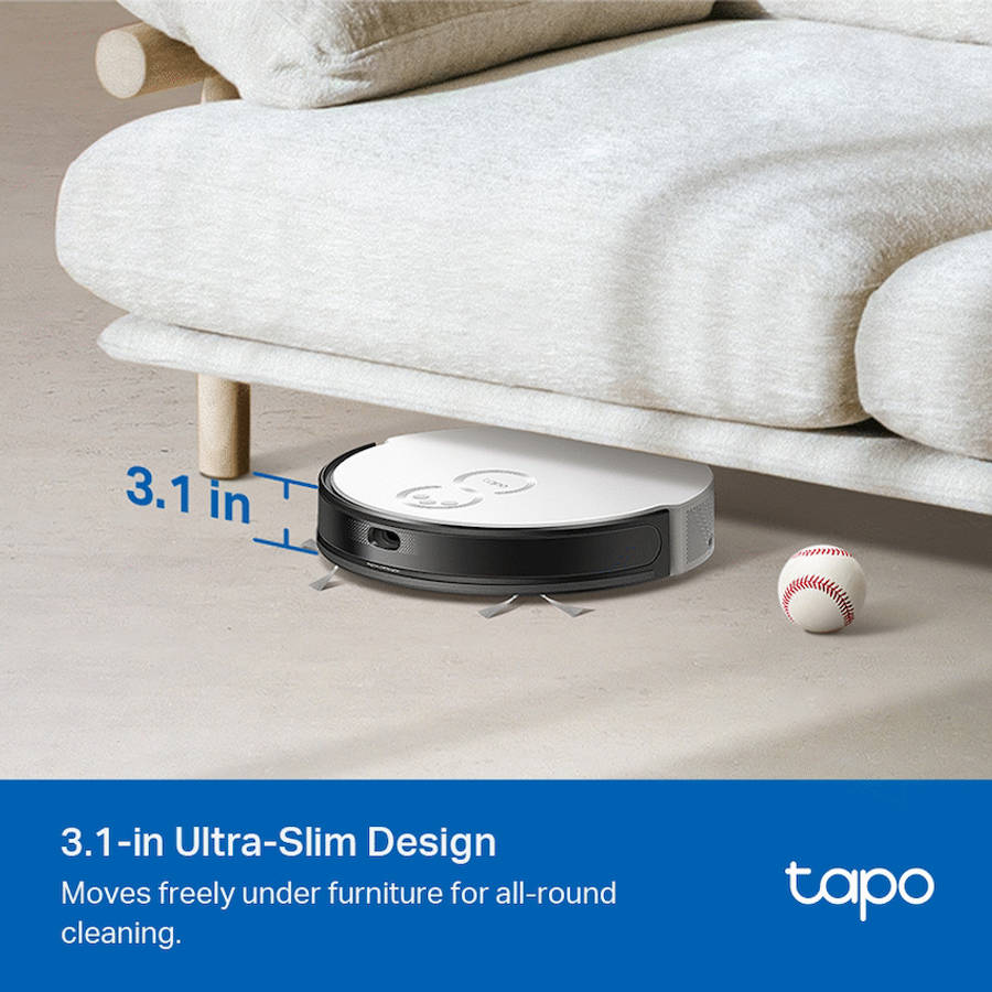 TP-Link Tapo RV20 Robot LIDAR Vacuum, 2600 mAh