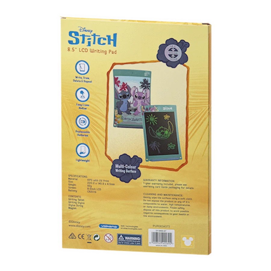 Disney Stitch 8.5in LCD Writing Pad