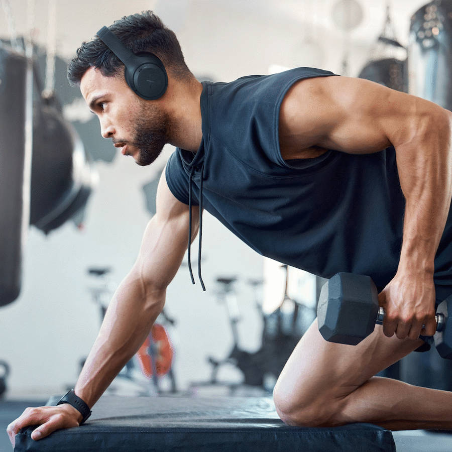 VolkanoX VXH100 Bluetooth Headphones with ANC  - Black
