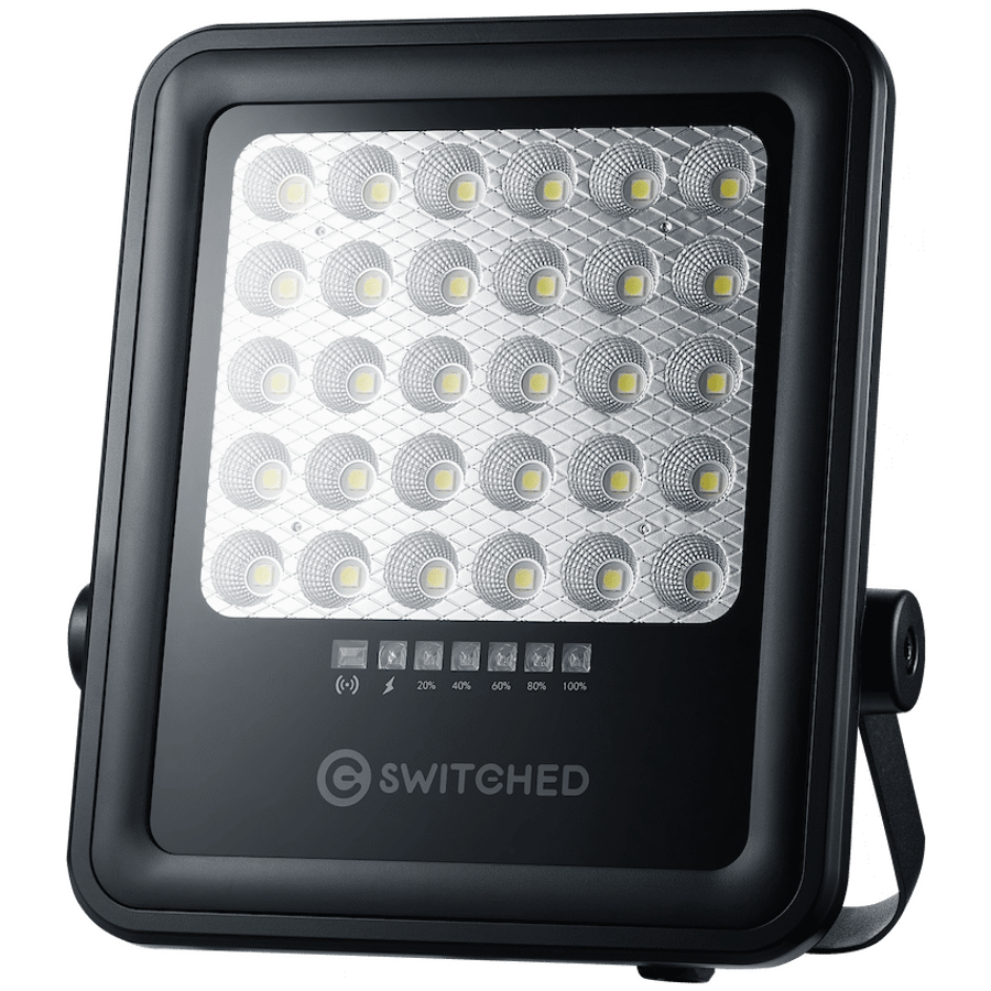 Switched Urban PRO Series - 100w Solar Floodlight with Remote