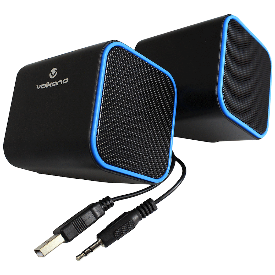 Volkano Diamond Series USB Speaker - Blue