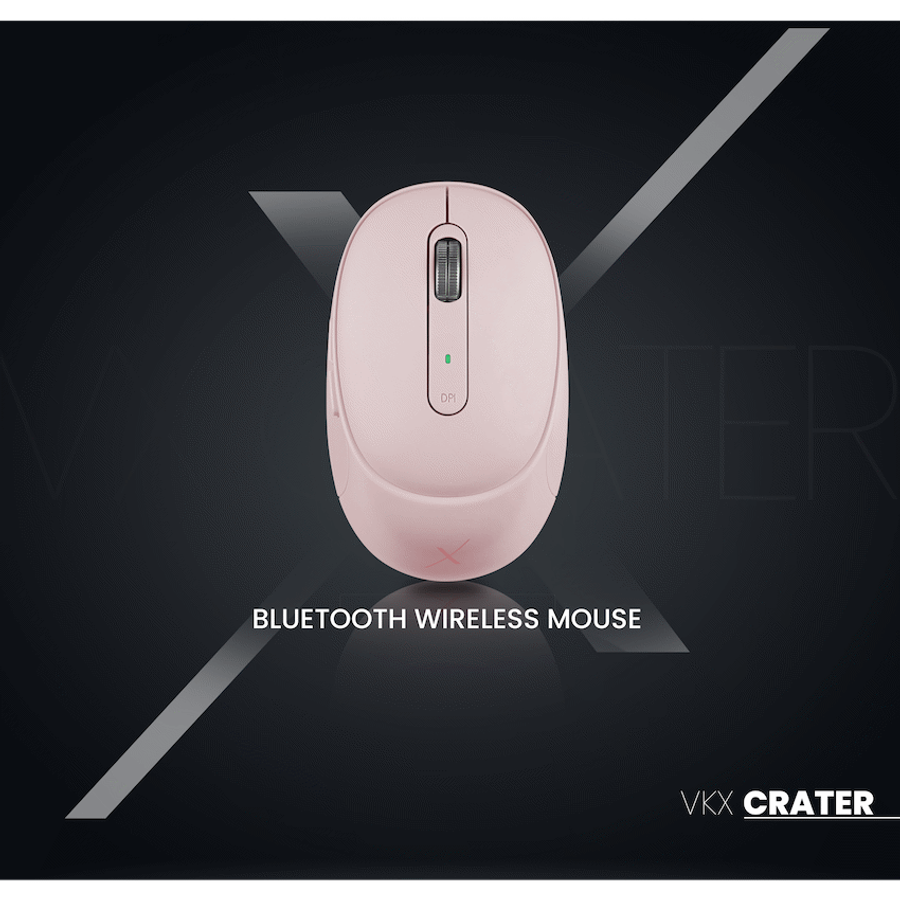 VolkanoX Crater Bluetooth Wireless Mouse - Rose